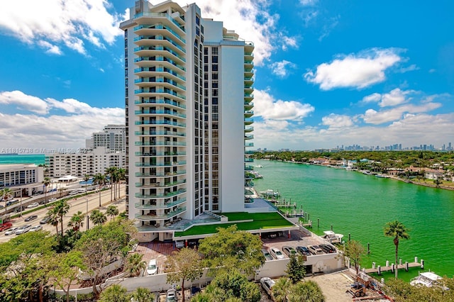 5600 Collins Ave Unit 10E, Miami Beach, FL 33140 - water view with nearby urban area