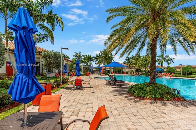 724 SE 37th Ave, Homestead, FL 33033 - community pool with a patio