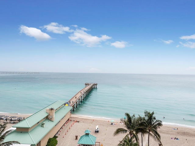 16699 Collins Ave Unit 2906, Sunny Isles Beach, FL 33160 - water view featuring nearby beach
