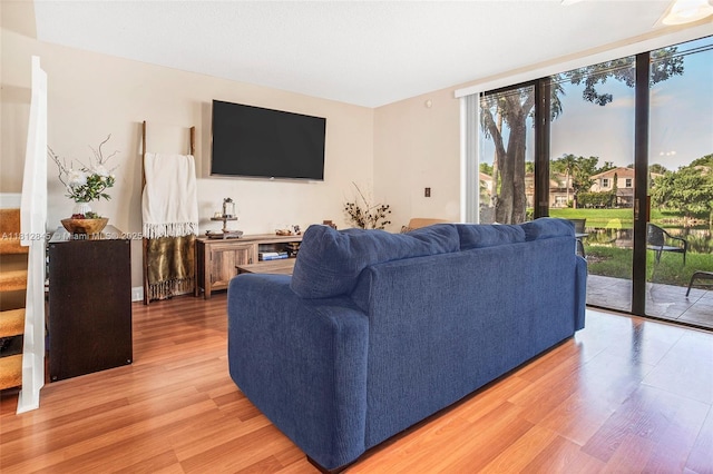 10630 NW 14th St Unit 115, Plantation, FL 33322 - living area with light wood finished floors