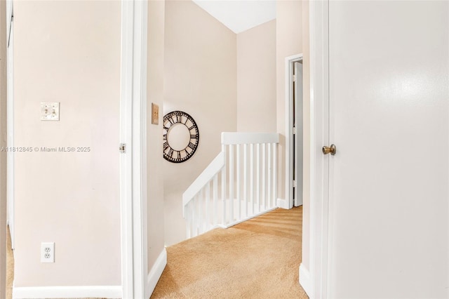10630 NW 14th St Unit 115, Plantation, FL 33322 - corridor featuring an upstairs landing, carpet floors, and baseboards
