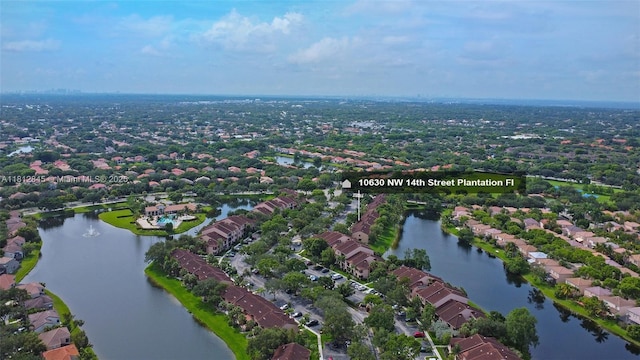 10630 NW 14th St Unit 115, Plantation, FL 33322 - aerial view of residential area with a nearby body of water
