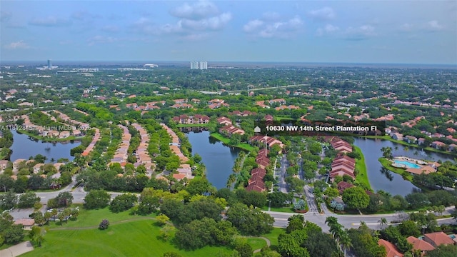 10630 NW 14th St Unit 115, Plantation, FL 33322 - aerial view of residential area with a nearby body of water