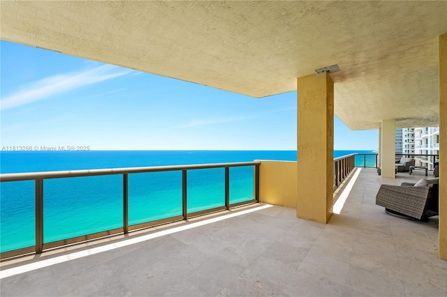 16275 Collins Ave Unit 2101, Sunny Isles Beach, FL 33160 - balcony featuring a water view