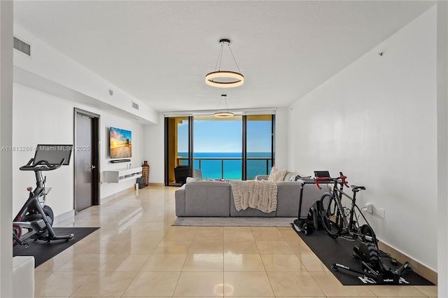 16275 Collins Ave Unit 2101, Sunny Isles Beach, FL 33160 - exercise area with floor to ceiling windows