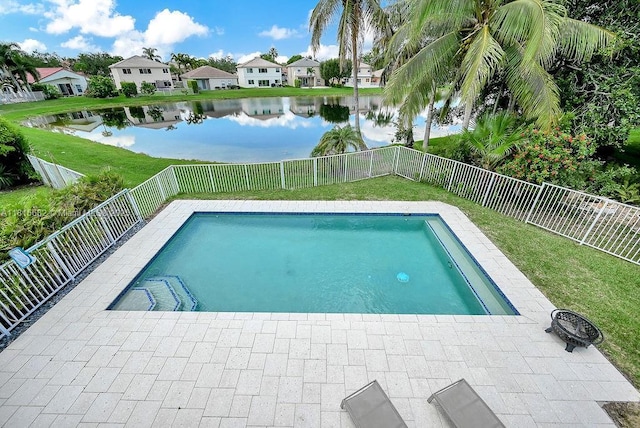 4007 Turquoise Trl, Weston, FL 33331 - view of pool with a water view and a residential view