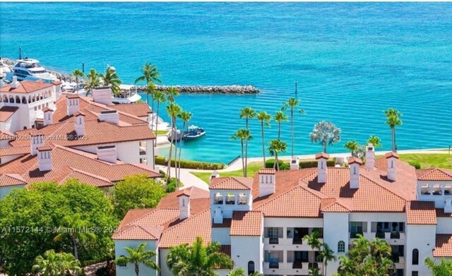 2124 Fisher Island Dr Unit 2124, Miami Beach, FL 33109 - drone / aerial view of a large body of water