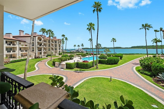 2124 Fisher Island Dr Unit 2124, Miami Beach, FL 33109 - view of property's community with a water view