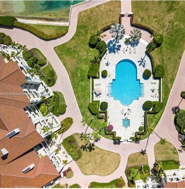 2124 Fisher Island Dr Unit 2124, Miami Beach, FL 33109 - view of property location featuring a pool