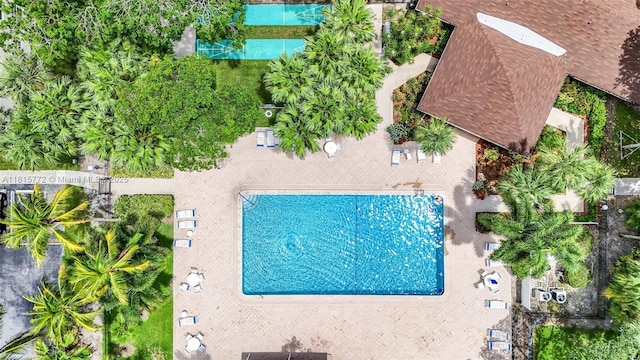 3301 S Palm Aire Dr Unit 106, Pompano Beach, FL 33069 - aerial view of a pool area