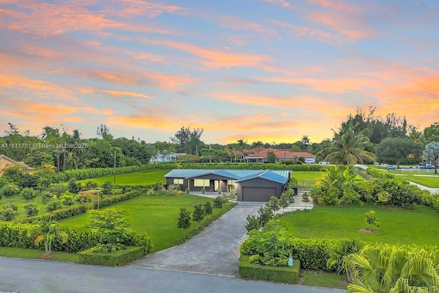 13711 SW 29th St, Davie, FL 33330 - aerial view at dusk of view of wooded area