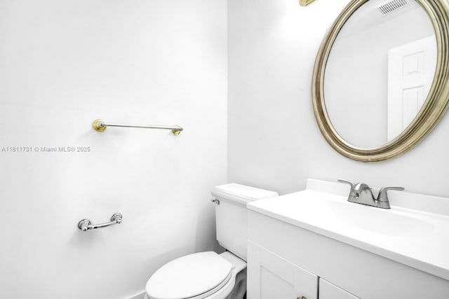 13711 SW 29th St, Davie, FL 33330 - half bathroom featuring vanity and toilet