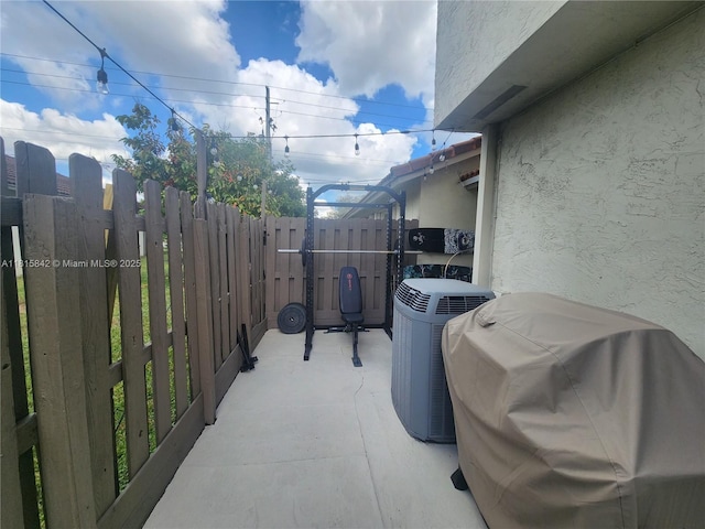 10875 NW 8th St, Pembroke Pines, FL 33026 - view of patio / terrace featuring grilling area