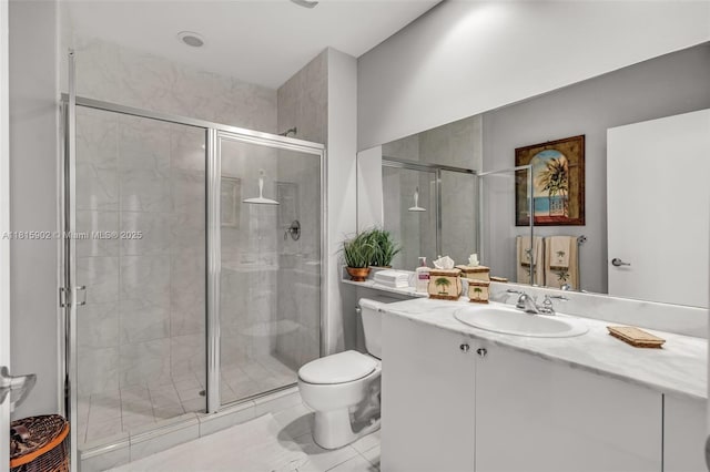 2775 NE 187th St Unit Ph6, Aventura, FL 33180 - full bath featuring toilet, a shower stall, vanity, and tile patterned floors