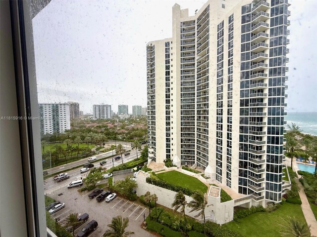 19201 Collins Ave Unit 1019, Sunny Isles Beach, FL 33160 - view of apartment building / complex featuring a city view and a water view