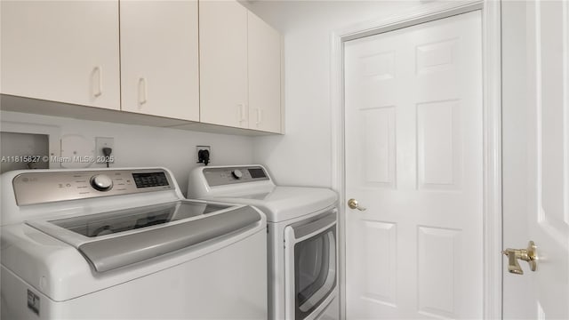 1981 NW 171st Ave, Pembroke Pines, FL 33028 - laundry area with cabinet space and separate washer and dryer