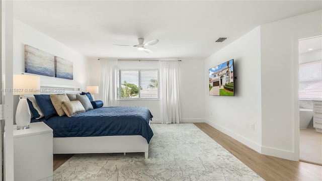 1981 NW 171st Ave, Pembroke Pines, FL 33028 - bedroom featuring baseboards, wood finished floors, and ceiling fan