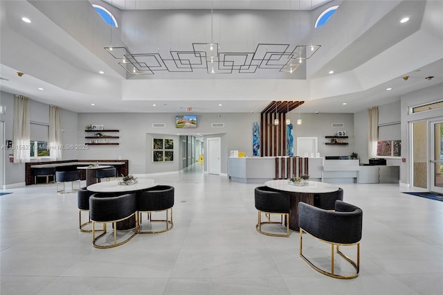 1981 NW 171st Ave, Pembroke Pines, FL 33028 - community lobby featuring recessed lighting and a towering ceiling