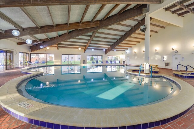 9601 Sunrise Lakes Blvd Unit 106, Sunrise, FL 33322 - view of indoor community pool