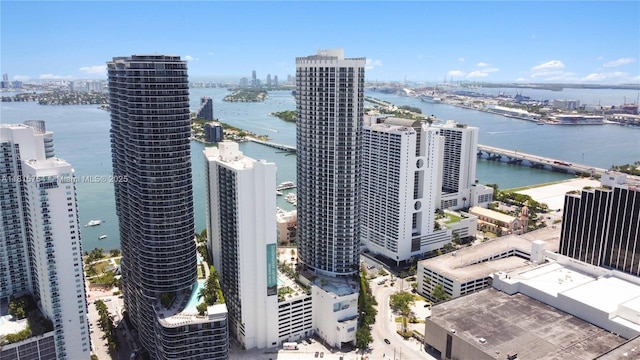 1750 N Bayshore Dr Unit 4604, Miami, FL 33132 - view of urban area featuring a large body of water and a notable bridge