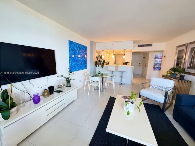 100 Lincoln Rd Unit 1035, Miami Beach, FL 33139 - living room featuring light tile patterned floors