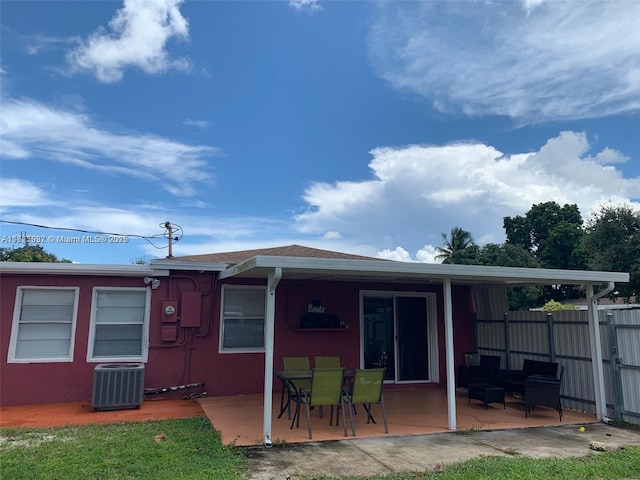 6309 Wiley St, Hollywood, FL 33023 - back of house with a patio area