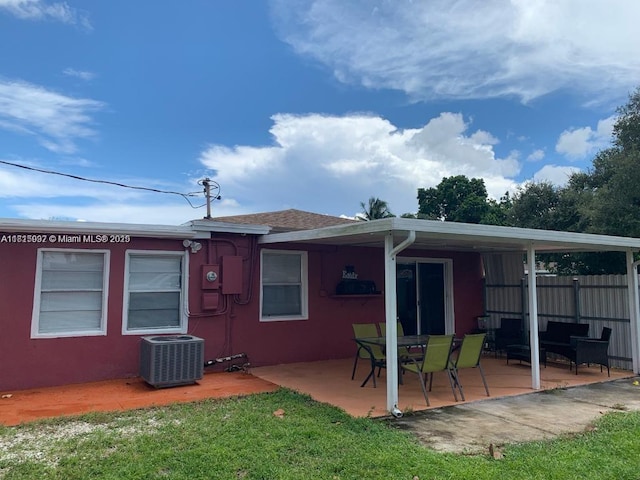 6309 Wiley St, Hollywood, FL 33023 - back of house with a patio area