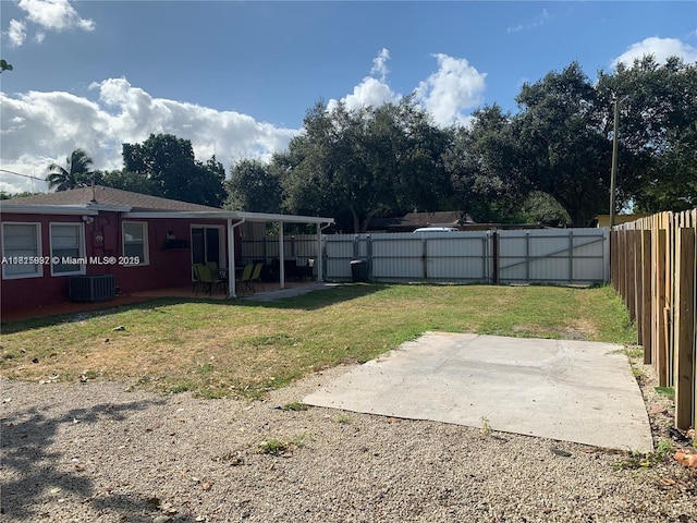 6309 Wiley St, Hollywood, FL 33023 - fenced backyard featuring a patio area