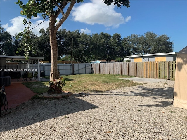 6309 Wiley St, Hollywood, FL 33023 - fenced backyard featuring a patio