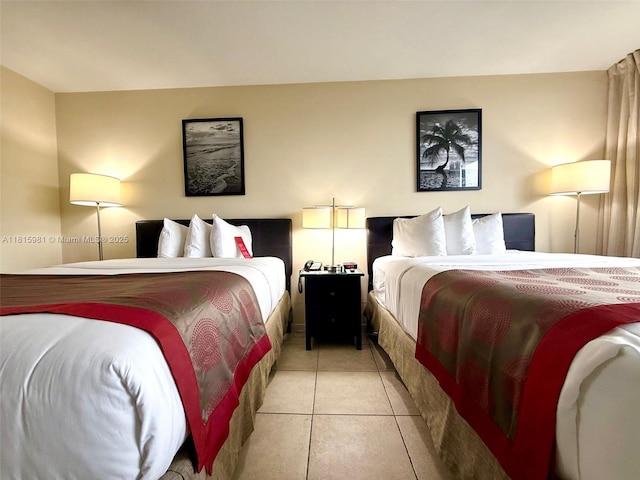 19201 Collins Ave Unit 242, Sunny Isles Beach, FL 33160 - bedroom with light tile patterned floors