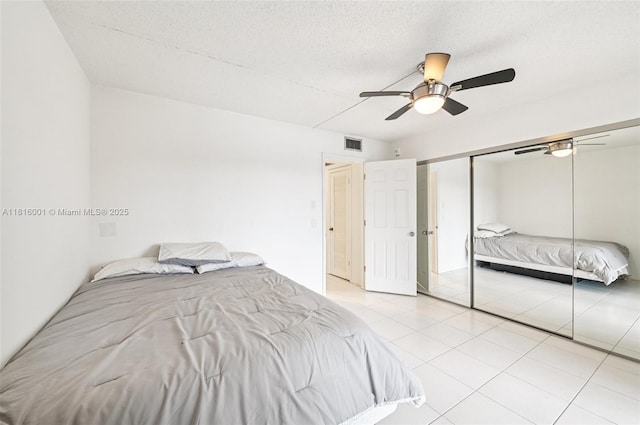 4007 Durham A 4007, Deerfield Beach, FL 33442 - tiled bedroom featuring ceiling fan and a closet