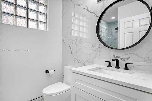 12173 Colony Preserve Dr, Boynton Beach, FL 33436 - full bath with vanity, tile walls, and a marble finish shower