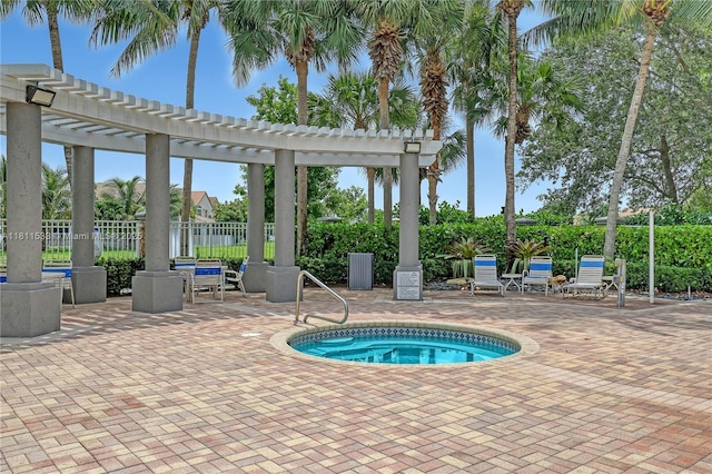 12173 Colony Preserve Dr, Boynton Beach, FL 33436 - view of pool featuring a pergola and a patio area
