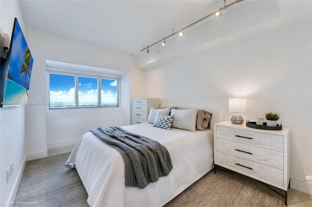 650 NE 32nd St Unit 4701, Miami, FL 33137 - bedroom with rail lighting and baseboards