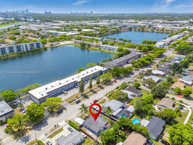 19330 NE 2nd Ave, Miami, FL 33179 - bird's eye view of city skyline and a large body of water