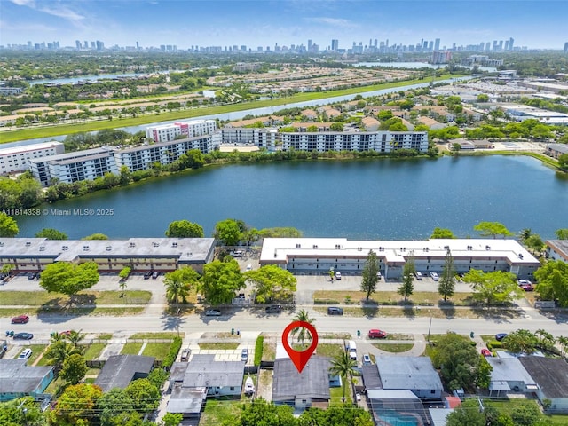 19330 NE 2nd Ave, Miami, FL 33179 - bird's eye view of city skyline and a large body of water