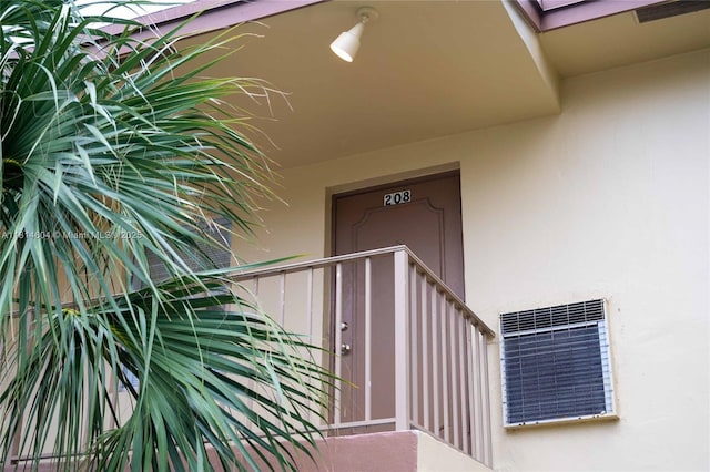 251 NW 76th Ave Unit 208, Margate, FL 33063 - property entrance featuring stucco siding