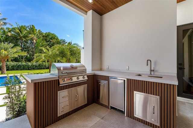 6200 Moss Ranch Rd, Pinecrest, FL 33156 - view of patio with a sink
