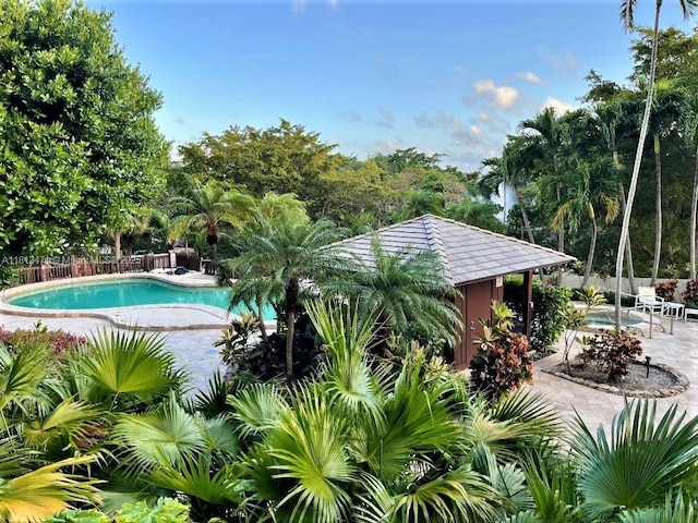 1000 Quayside Te Unit 410, Miami, FL 33138 - view of swimming pool with a patio