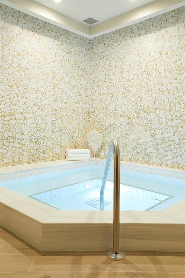 781 Crandon Blvd Unit 1802, Key Biscayne, FL 33149 - bathroom featuring wallpapered walls and a sink