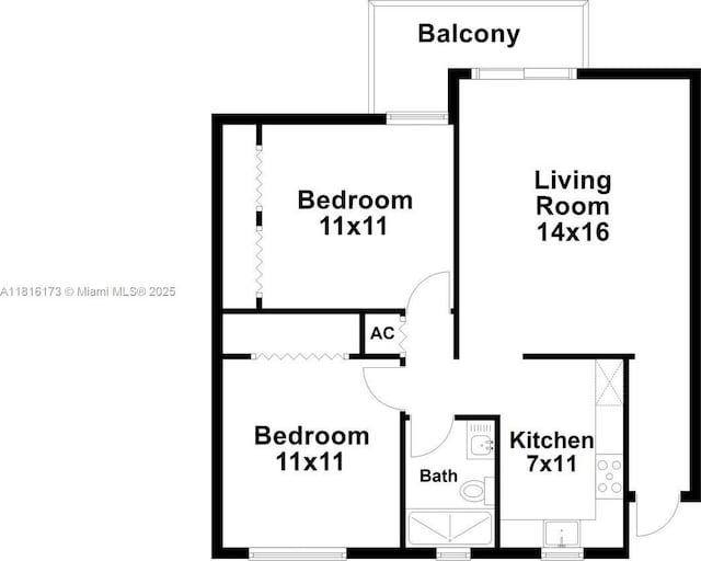 2465 SW 18th Ave Unit 3210, Miami, FL 33145 - home floor plan