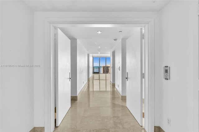 1331 Brickell Bay Dr Unit 1808, Miami, FL 33131 - hall featuring baseboards