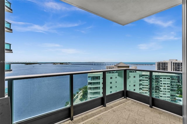 1331 Brickell Bay Dr Unit 1808, Miami, FL 33131 - balcony with a water view