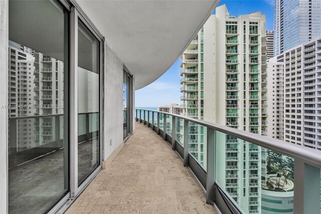 1331 Brickell Bay Dr Unit 1808, Miami, FL 33131 - balcony with a water view and a view of city