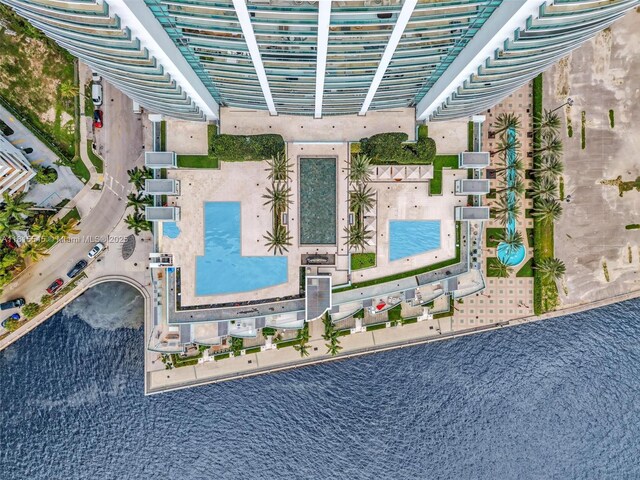 1331 Brickell Bay Dr Unit 1808, Miami, FL 33131 - bird's eye view of a pool area
