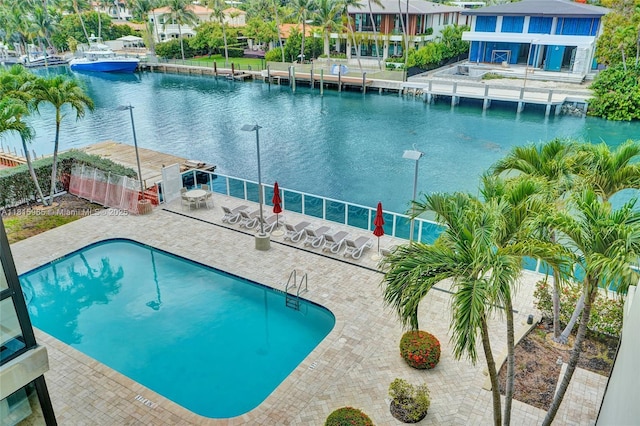 9800 W Bay Harbor Dr Unit 401, Bay Harbor Islands, FL 33154 - community pool with a water view