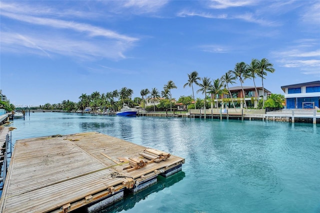 9800 W Bay Harbor Dr Unit 401, Bay Harbor Islands, FL 33154 - dock area with a water view