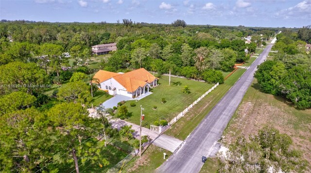 17084 N 33rd Rd N, Loxahatchee, FL 33470 - view of subject property with a heavily wooded area