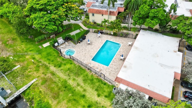 136 S Cypress Rd Unit 323, Pompano Beach, FL 33060 - aerial view of a pool area