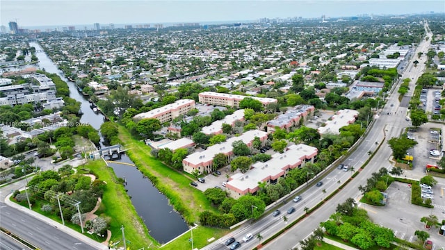 136 S Cypress Rd Unit 323, Pompano Beach, FL 33060 - view of property location featuring nearby urban area, a highway, and a large body of water